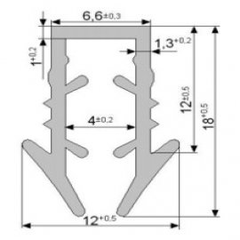 Резиновый уплотнитель  ЭЗУ-010/1 (9G0/69)  (150 м)